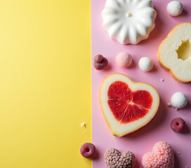 orful background promotes sweet and healthy concepts, dieting with nutritious options, but a sugar tax is also an important consideration always._00001_