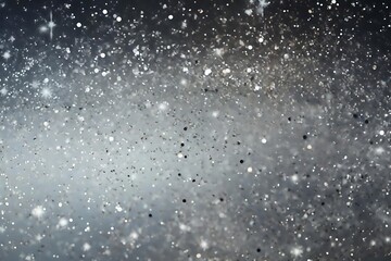 Obraz premium Abstract silver and grey glitter bokeh background.