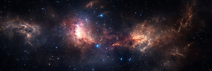 Fototapeta premium explosion in space