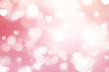PNG Pink pastel background with hearts and bokeh lights pink valentine's outdoors.