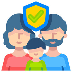 Insurance Flat Color Icon