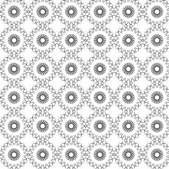 Black line drawing of flowers, white background