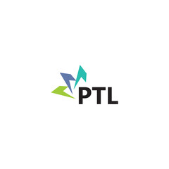 PTL letter logo design on white background. Creative  modern PTL letter logo design. Vector design.