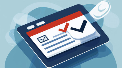Medical card with a checkmark Indicating access and approval, Medicare icon