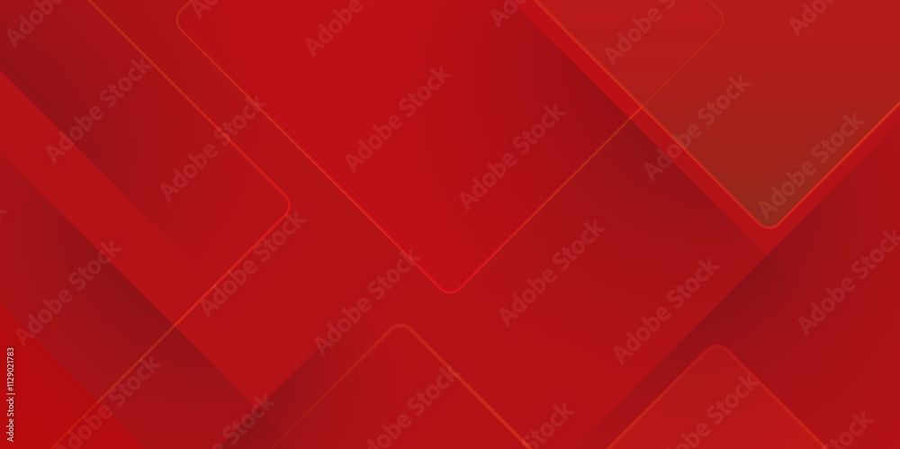 Fototapete Abstract triangle pattern technology red gradients background. Futuristic digital abstract red colorful design banner. abstract geometric shapes background shine and layer element vector illustration.