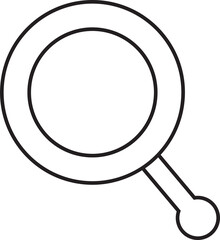 Magnifying Glass Line Icon