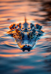 American alligators are found throughout Florida, USA.