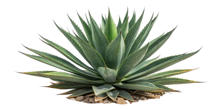 Agave Plant Digital Art Glitch Psychedelic Nature Desert