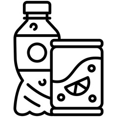 Soft drink Line icon