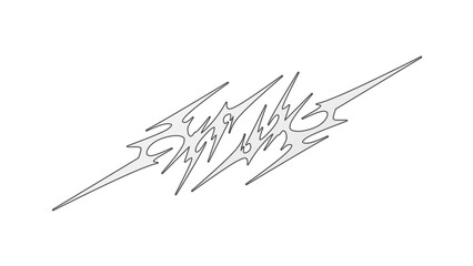 Neo Tribal Vector Design isolated on white background