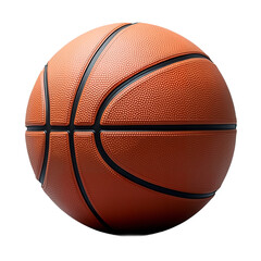 Obraz premium Basketball, isolated on transparent background