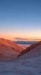 Naklejka premium Wallpaper of the Moon Valley in San Pedro de Atacama