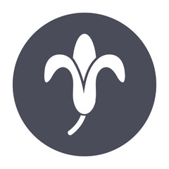 Corn Icon - Vector Graphics for Agricultural and Food Designs