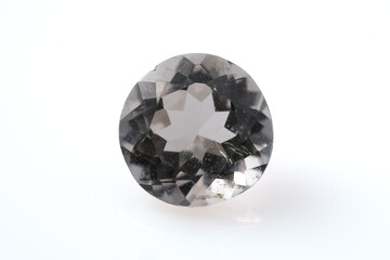 Natural Achroite White Tourmaline Gemstone with Brilliant Facets