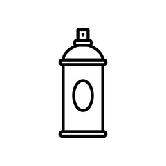 spray paint icon vector, line style icon