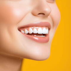 Fototapeta premium close up of a smile