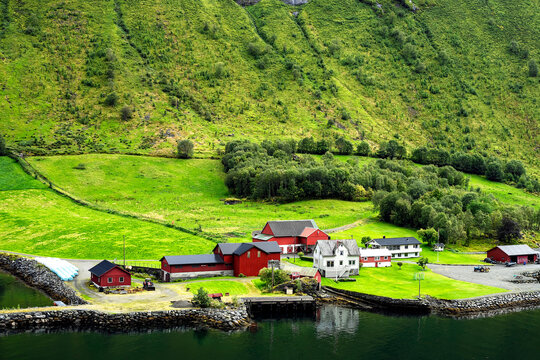 Urke im Hj&oslash;rundfjord in Norwegen