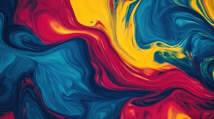 Obraz premium Liquid colors swirling gracefully