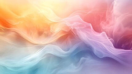 Fototapeta premium Abstract Pastel Wave Background Design