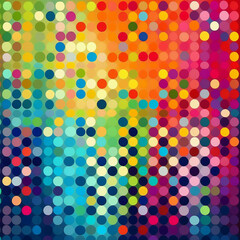Colorful dots background