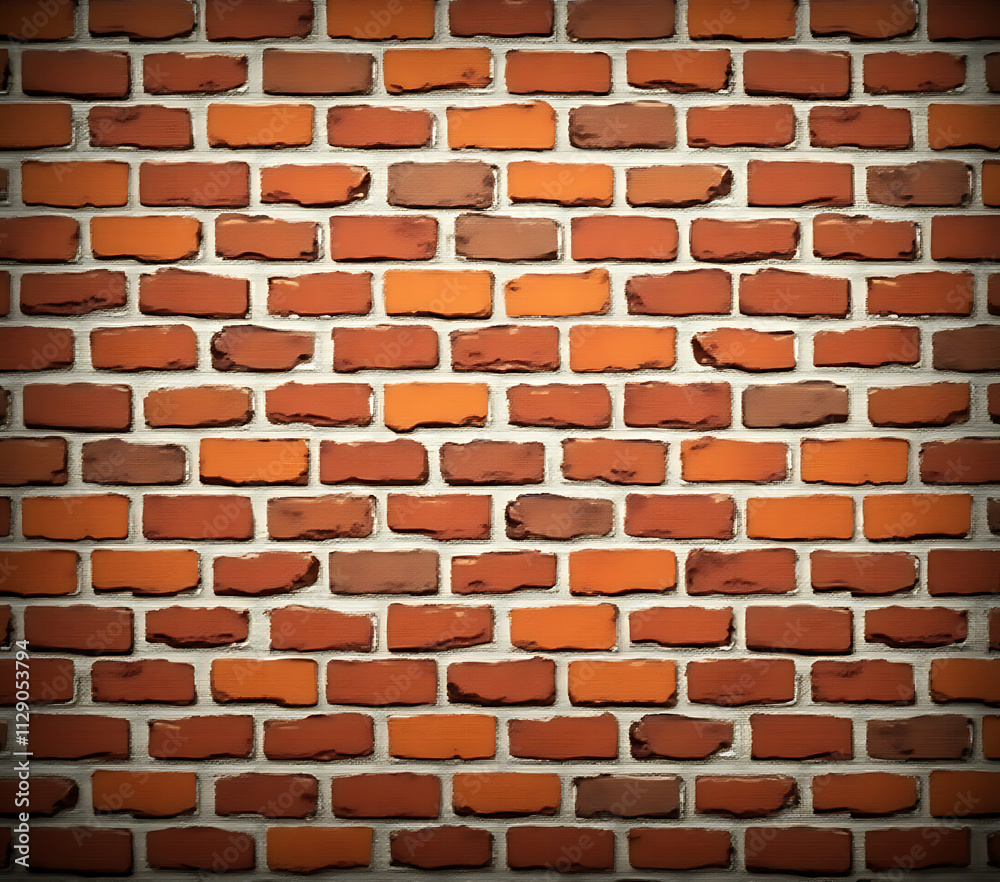 Aufkleber A distressed brick wall texture creates a unique and nostalgic vintage inspired background for photography and graphic design projects freely._00002_