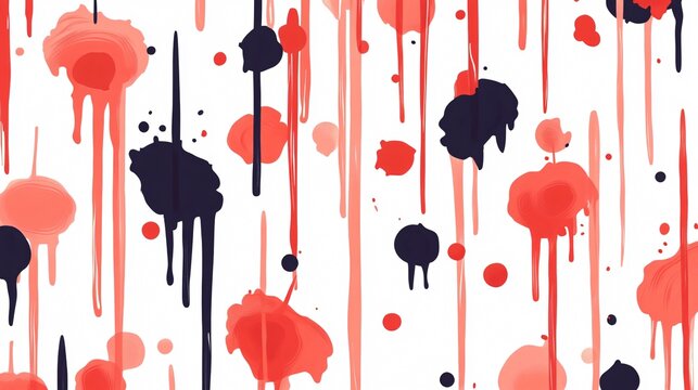 Halloween Night Crime Scene with Blood Dripping - Spooky Horror