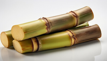 Sugar cane isolaed on white background
