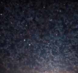 Obraz premium Silver stars shining brightly in a night sky filled with soft, white light , starry night, ethereal glow