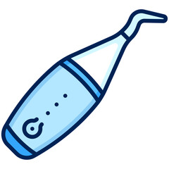 dental scaler Filled Line Icon