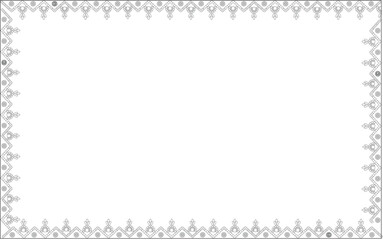 Vector Black and White Boarder designs for Frame and page decoration