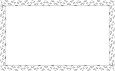 Vector Black and White Boarder designs for Frame and page decoration