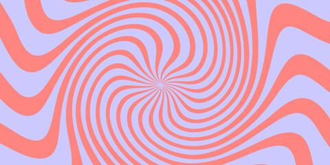 Cool Groovy Sun Rays Texture. Psychedelic Abstract Pattern Illustration. Retro Shine Background.