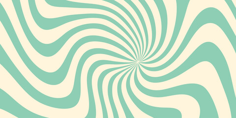 Cool Groovy Sun Rays Texture. Psychedelic Abstract Pattern Illustration. Retro Shine Background.