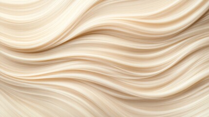Fototapeta premium Ethereal Platinum Blonde Straight Hair Macro Close-up Bathed in Soft Sunlight