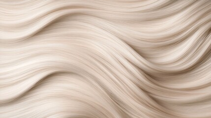 Ethereal Platinum Waves: Textured Yet Smooth High-Resolution Close-Up in Cool Light