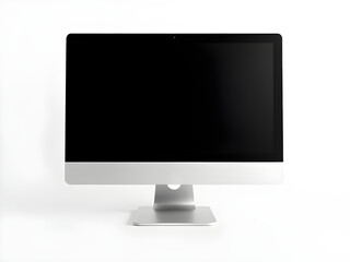 computer monitor isolated on white background