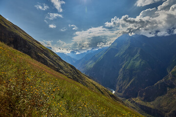 The Apurímac Canyon stuns with its breathtaking depths and untamed beauty, a highlight of the journey to Choquequirao. Every step here feels like walking through a postcard.