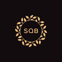 SQB letter logo design .