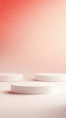 Elegant Minimalist Product Display with Soft Gradient Background