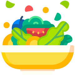 Soup Vegan Flat icon