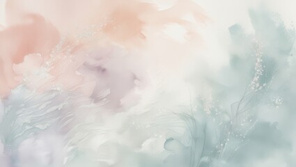 Obraz premium Delicate Pastel Abstract with Subtle Glitter Accents