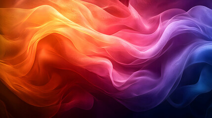 Obraz premium Abstract Colorful Waves Flowing Seamlessly