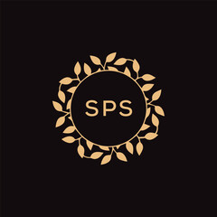 SPS letter logo design .