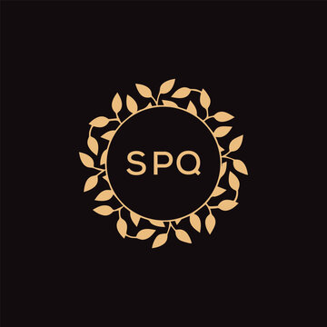 SPQ letter logo design .