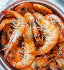 Bowl of shrimp