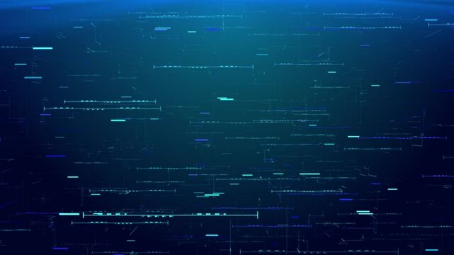 Abstract Tech Finance Fintech 3D Background Abstract Pixel Pattern. geometric figures dots Business Tech Science Geometric stripe line art Backdrop. for business, finance, research, tech and science