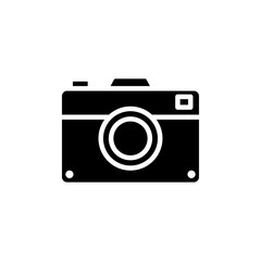 Camera icon Flat vector set outline