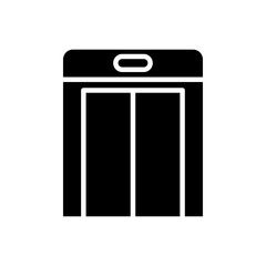 Elevator icon Flat vector set outline
