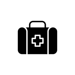 Obraz premium First aid icon Flat vector set outline