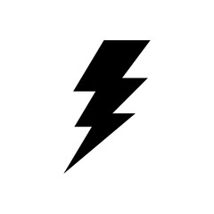 Flash icon Flat vector set outline